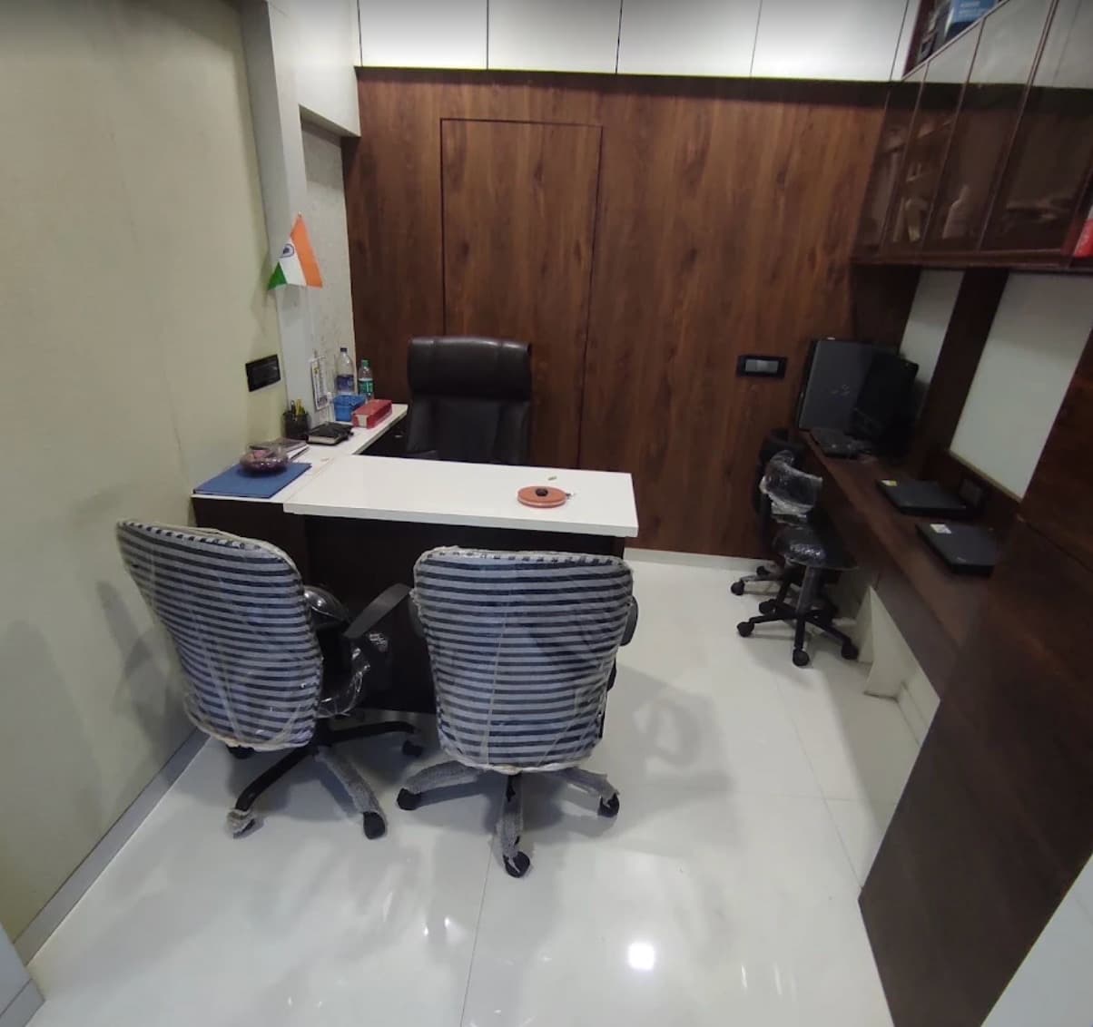 The smaller Indians Abroad office